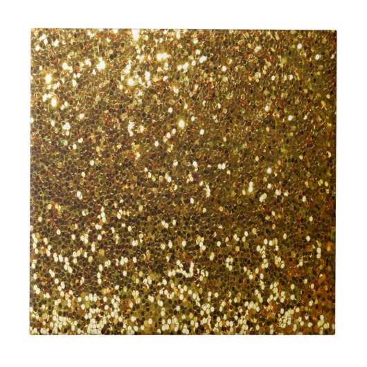Gold Glitter Tegeltje (Voorkant)