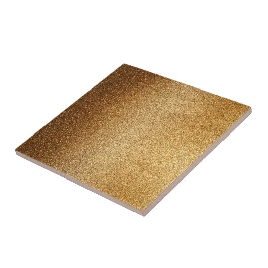Gold Glitter Tegeltje (Zijkant)