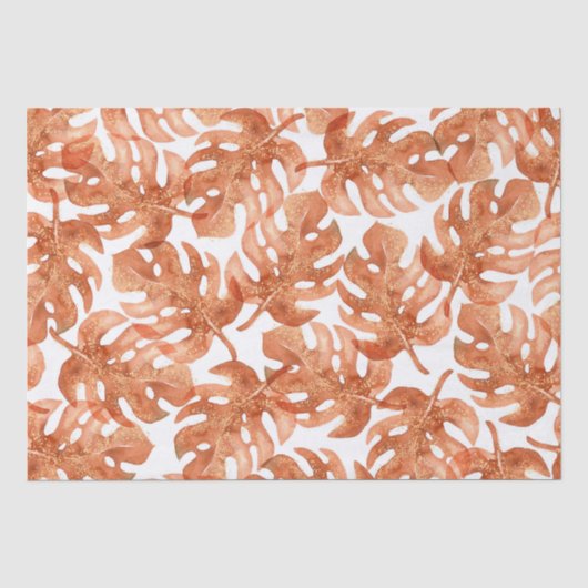 Gold Glitter Terracotta Tissuepapier (Voorkant)