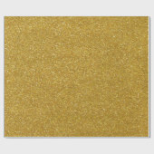 Gold Glitter Texture Cadeaupapier (Vlak)