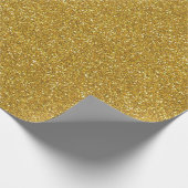 Gold Glitter Texture Cadeaupapier (Hoek)