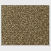 Gold Glitter Texture Cadeaupapier (Vlak)