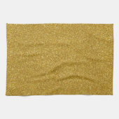 Gold Glitter Texture Theedoek (Horizontaal)