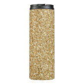 Gold Glitter Thermosbeker (Achterkant)