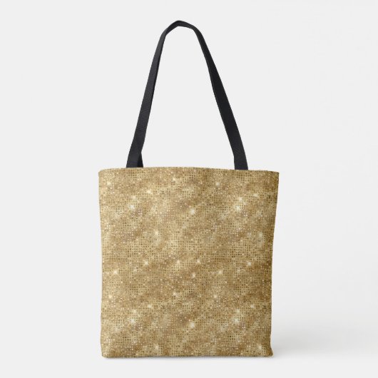 Gold Glitter Tote Bag (Achterkant)