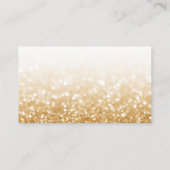 Gold Glitter Trendy Korting Hartelijk dank Visitekaartje (Achterkant)