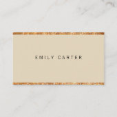 Gold Glitter Trim Variatie Visitekaartje (Voorkant)
