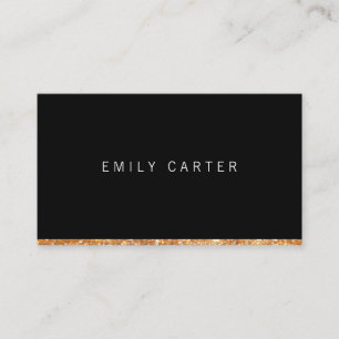 Gold Glitter Trim Visitekaartje