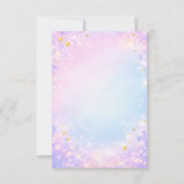 Gold Glitter Twinkle Little Star Baby Shower Kaart (Achterkant)