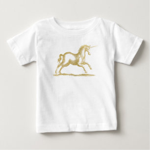 Gold Glitter Unicorn Fantasy