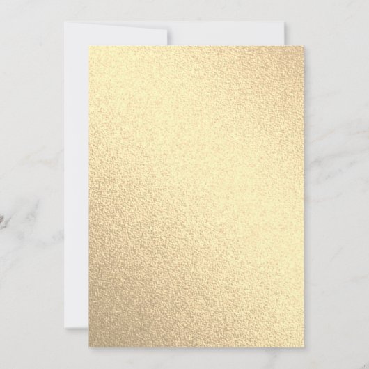 Gold Glitter van het nieuwjaarsfeest op zwart Kaart (Achterkant)