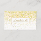 Gold Glitter Visitekaartje (Voorkant)