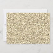 Gold Glitter Vrijgezellenfeest future Mrs. Kaart (Achterkant)