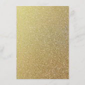 Gold Glitter Wedding Details - Informatie Informatiekaartje (Achterkant)