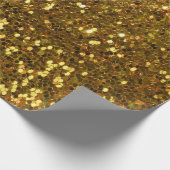 Gold Glitter Wrapping Paper Cadeaupapier (Hoek)