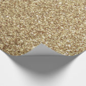 Gold Glitter Wrapping Paper Cadeaupapier (Hoek)