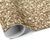 Gold Glitter Wrapping Paper Cadeaupapier (Rol Hoek)