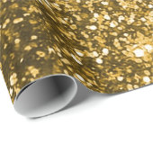 Gold Glitter Wrapping Paper Cadeaupapier (Rol Hoek)