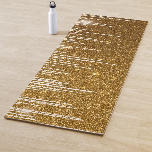 Gold Glitter Yogamat (In situ)