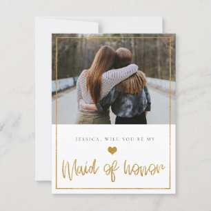 Gold glitter zal je zijn Mijn meester van een eers Save The Date