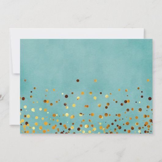 Gold Glitter zal mijn moeder zijn... Kaart (Achterkant)