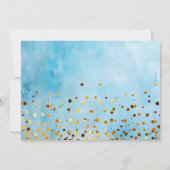 Gold Glitter zal mijn uitnodiging zijn (Achterkant)