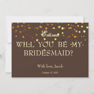 Gold Glitter zal mijn uitnodiging zijn