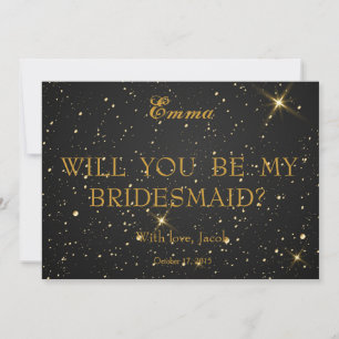 Gold Glitter zal mijn uitnodiging zijn