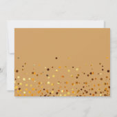 Gold Glitter zal mijn uitnodiging zijn (Achterkant)