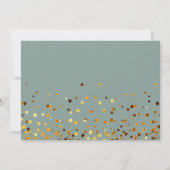 Gold Glitter zal mijn uitnodiging zijn (Achterkant)