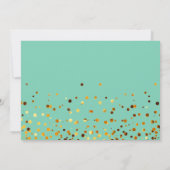 Gold Glitter zal mijn uitnodiging zijn (Achterkant)