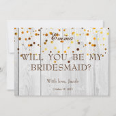 Gold Glitter zal mijn uitnodiging zijn (Voorkant)