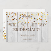 Gold Glitter zal mijn uitnodiging zijn (Voorkant / Achterkant)