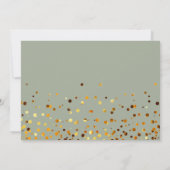 Gold Glitter zal mijn uitnodiging zijn (Achterkant)