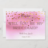 Gold Glitter zal mijn uitnodiging zijn (Voorkant)