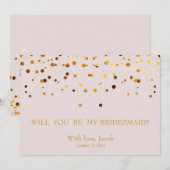 Gold Glitter zal mijn uitnodiging zijn (Voorkant / Achterkant)