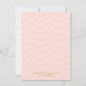 Gold Glittering Confetti Bachelorette Party Invite Kaart (Achterkant)