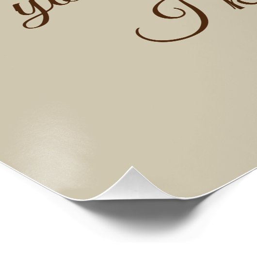 Gold Glittery Bible Verse Uplifting Quote Perfect Poster (Hoek)