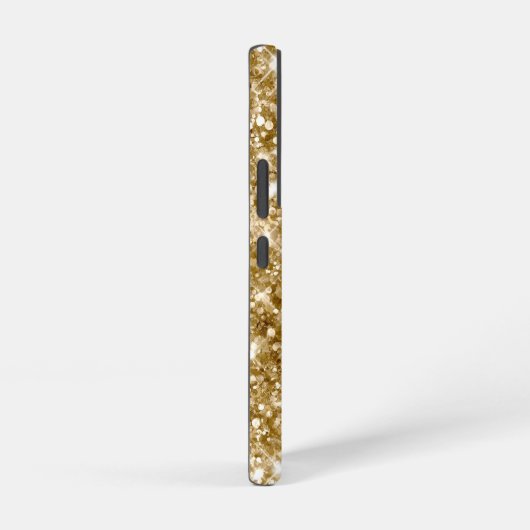 Gold Glittery Folie Girly Handtekening Samsung Galaxy Hoesje (Rechterkant)
