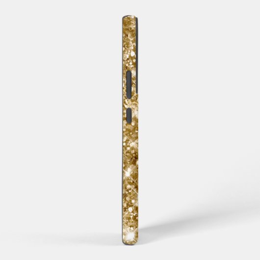 Gold Glittery Folie Girly Handtekening Samsung Galaxy Hoesje (Rechterkant)