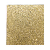 Gold Glittery Paper Notitieblok (Voorkant)