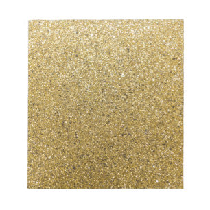 Gold Glittery Paper Notitieblok