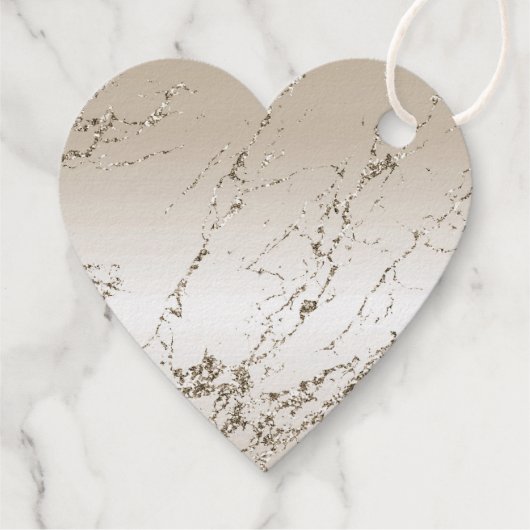 Gold Glitz Bedankjes Labels (Achterkant)