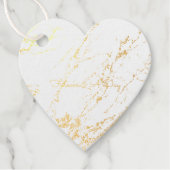 Gold Glitz Bedankjes Labels (Voorkant)