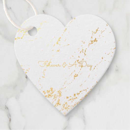 Gold Glitz Bedankjes Labels (Voorkant)