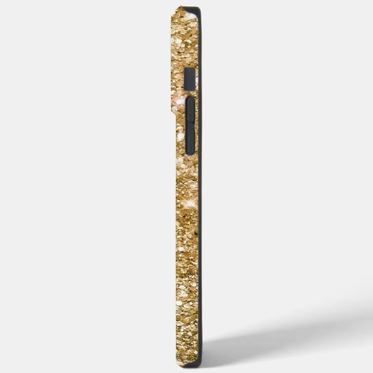 Gold Glitz Glitter Case-Mate iPhone Case (Achterkant / Links)