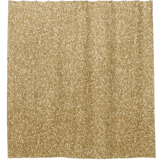 Gold Glitz Glitter     Douchegordijn (Voorkant)
