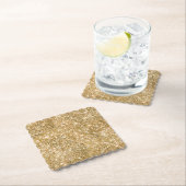 Gold Glitz Glitter Kartonnen Onderzetters (Insitu)