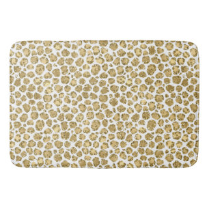 Gold Glitz Glitter Leopard      Badmat