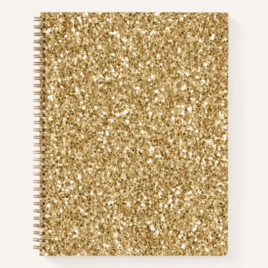 Gold Glitz Glitter        Notitieboek (Voorkant)